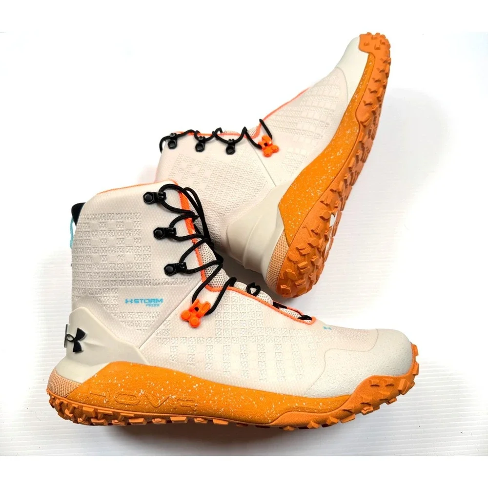 Under Armour HOVR Dawn 2.0 Boots Men's 13 NWOB Storm Waterproof Lace‎ Up Orange